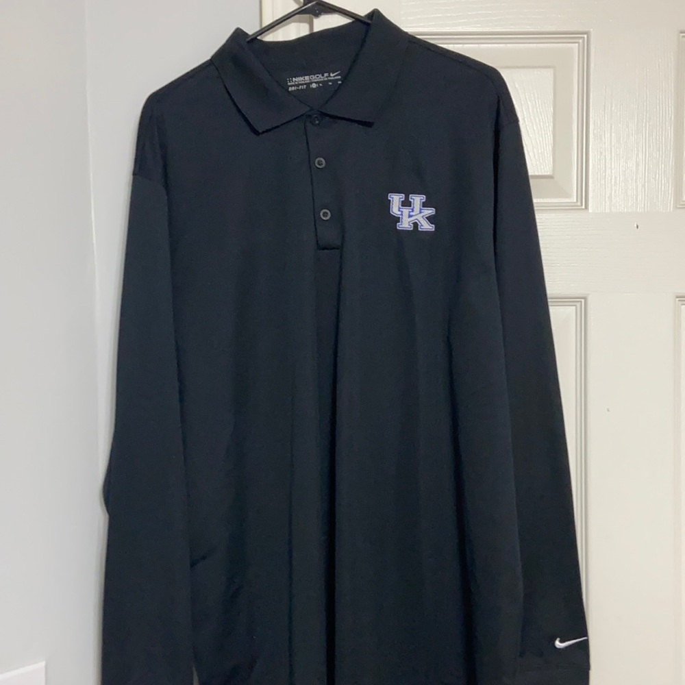 University of Kentucky Nike long sleeve golf polo